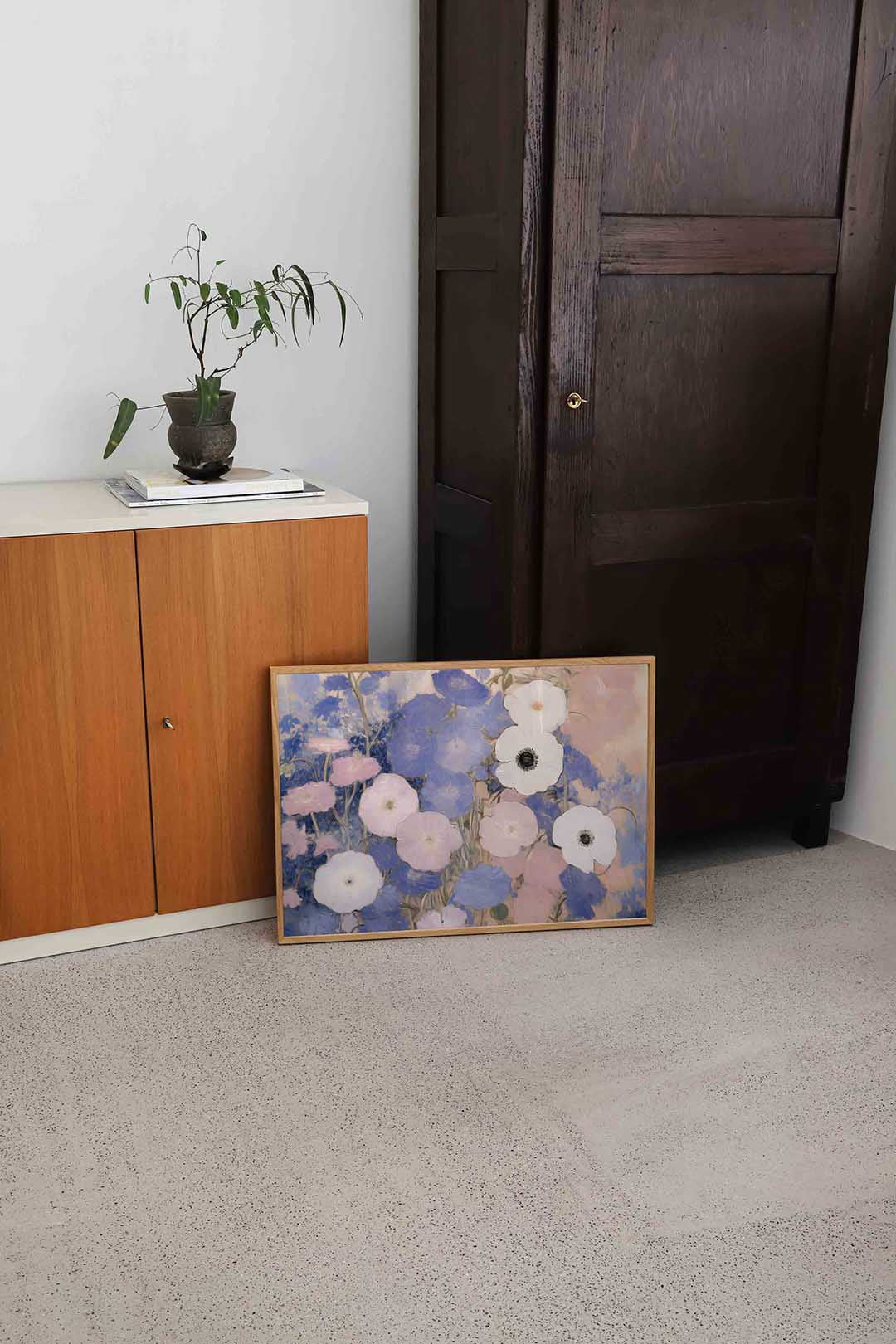Bloemen in pastel Poster
