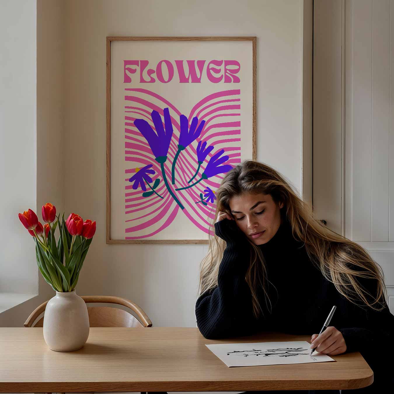 Bloemenmagie Poster-WallArtistic