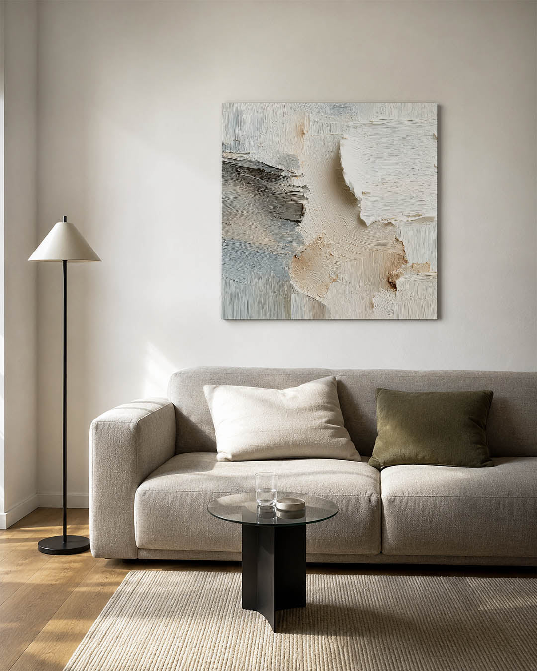 Textuur en neutraliteit Kunstwerk