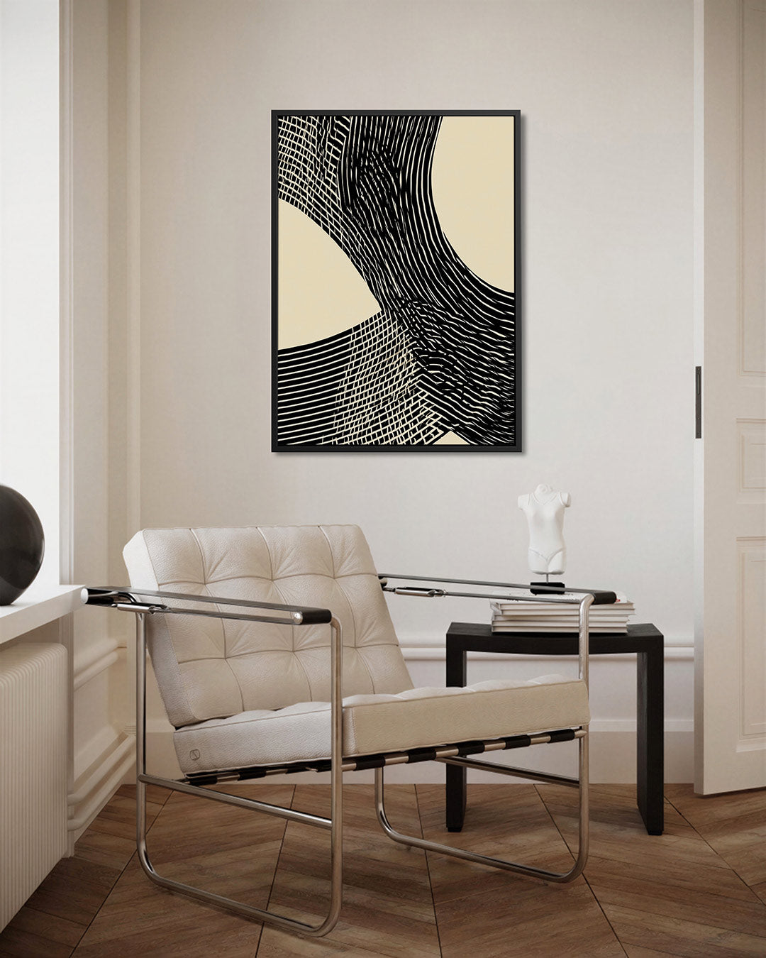 Dynamische lijnen Kunstwerk