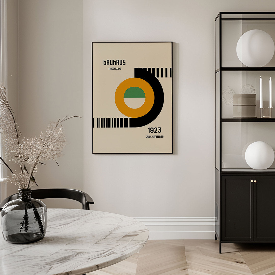 Grafische cirkelcompositie Poster
