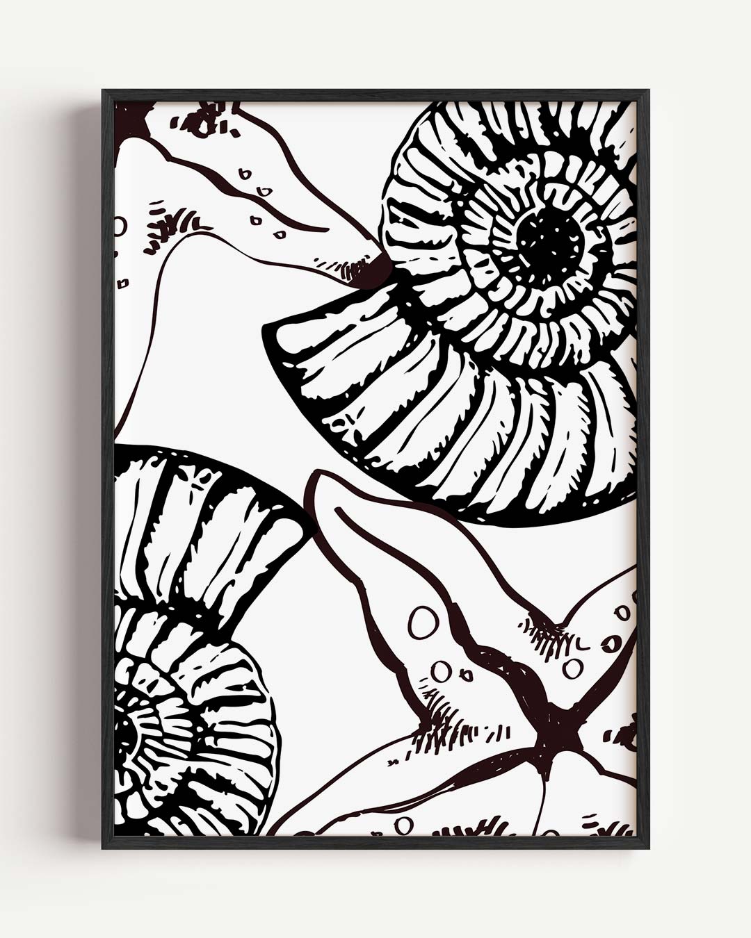 Zeedieren Illustratie Poster-WallArtistic