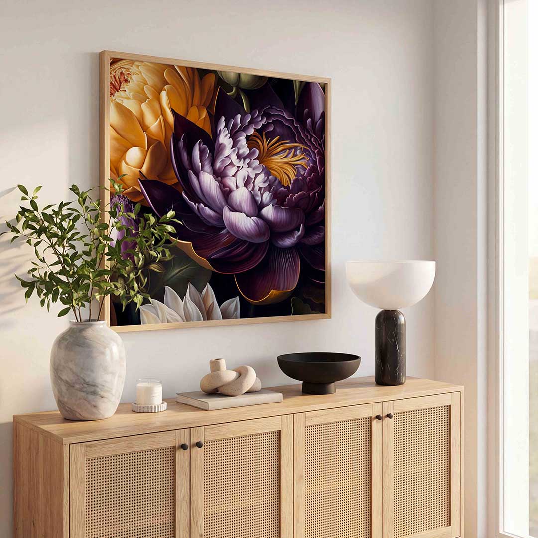 Bloemen in volle bloei Poster