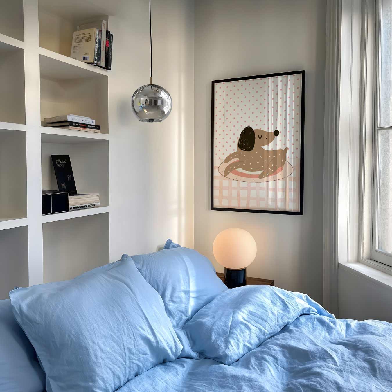 Relaxte Hond Poster-WallArtistic