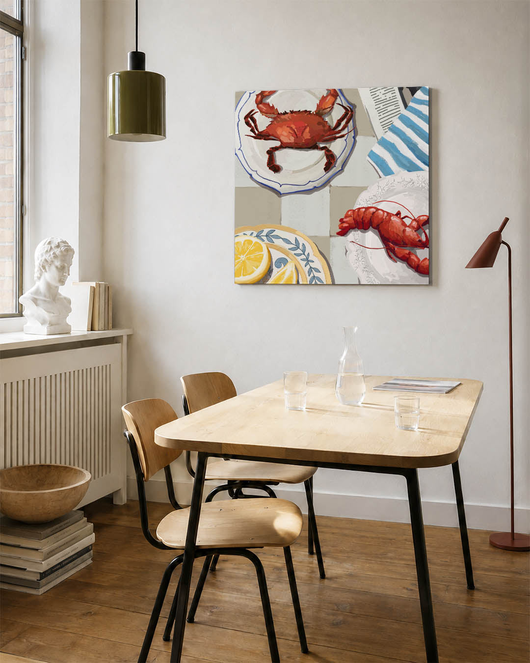 Maritieme tafelscène Kunstwerk
