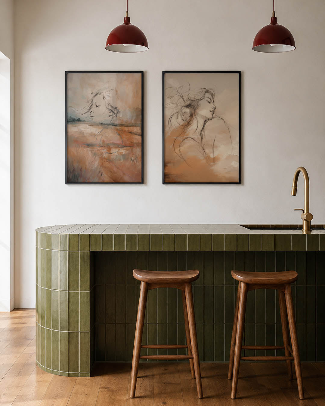 Dromerige lijnenspel Posterset