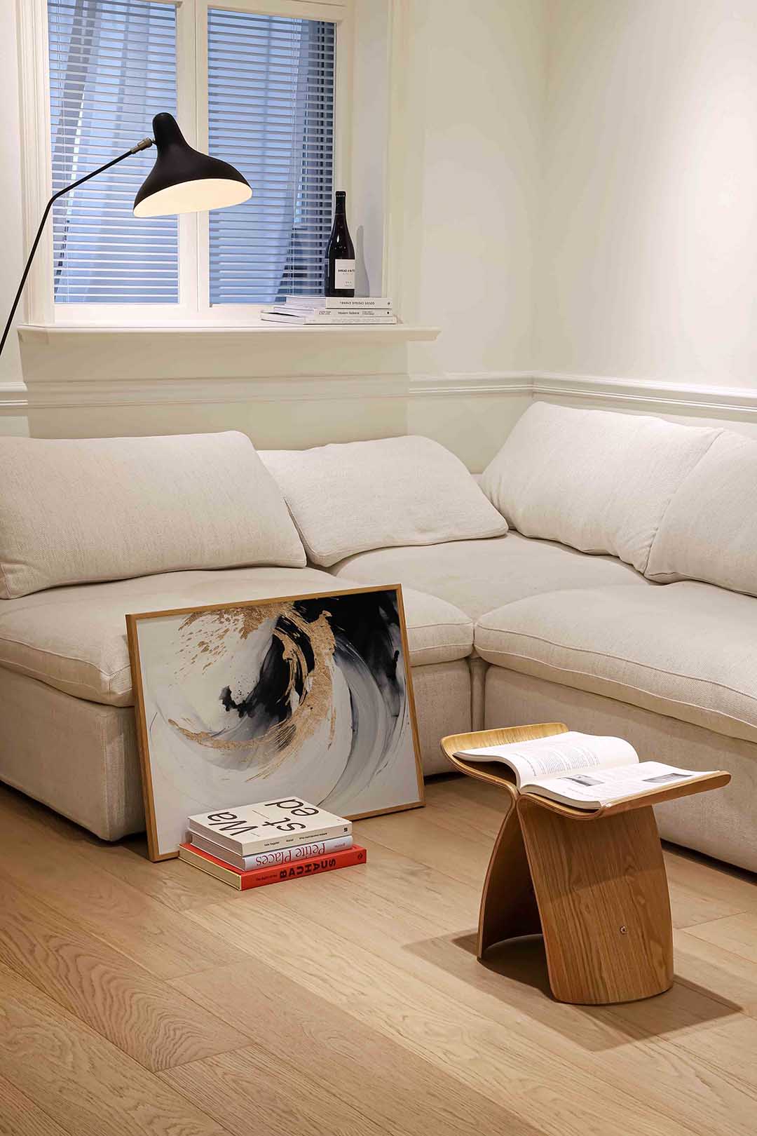 Abstracte zwart en goud Poster