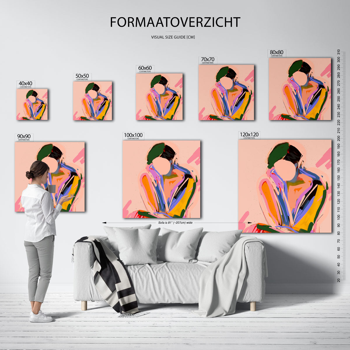 Abstracte figuur Poster