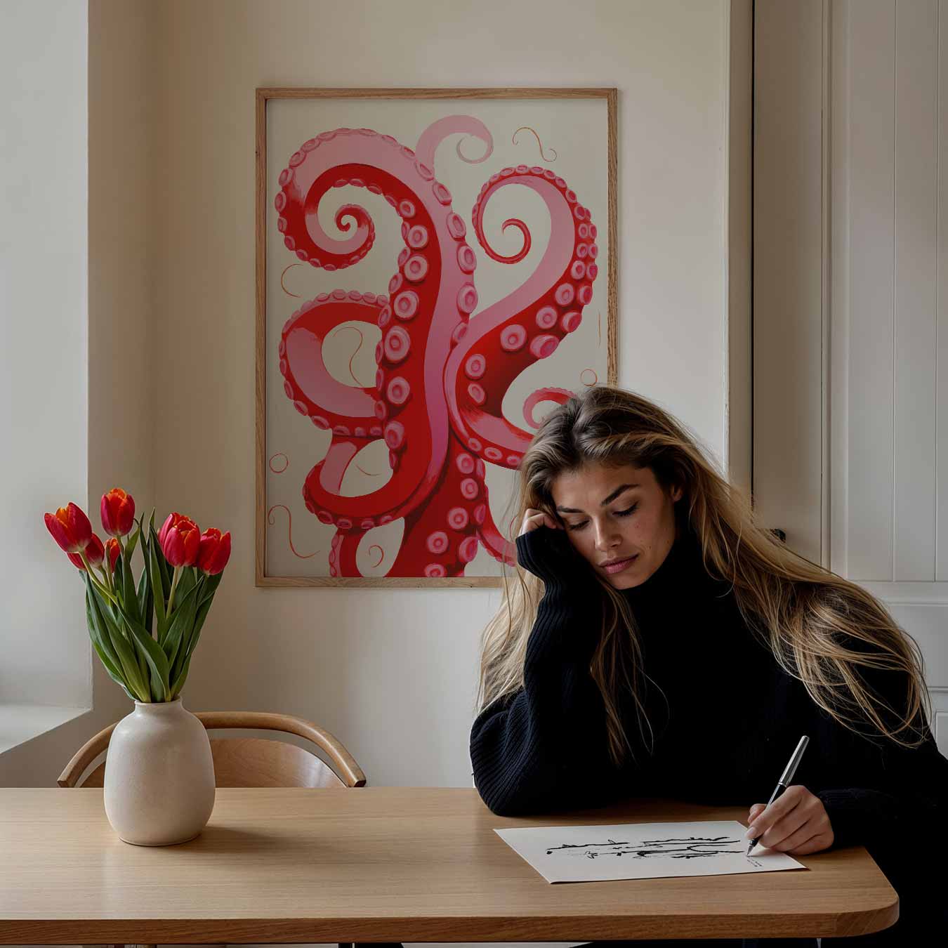 Octopus Tentakels Poster-WallArtistic
