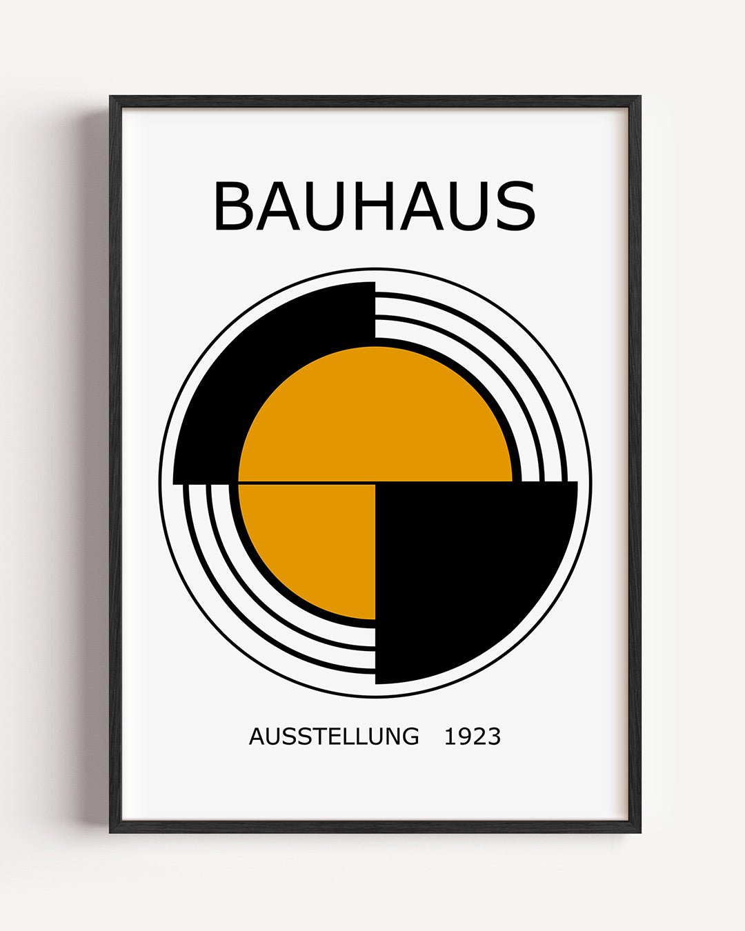 Cirkelstructuur en lijnen Poster