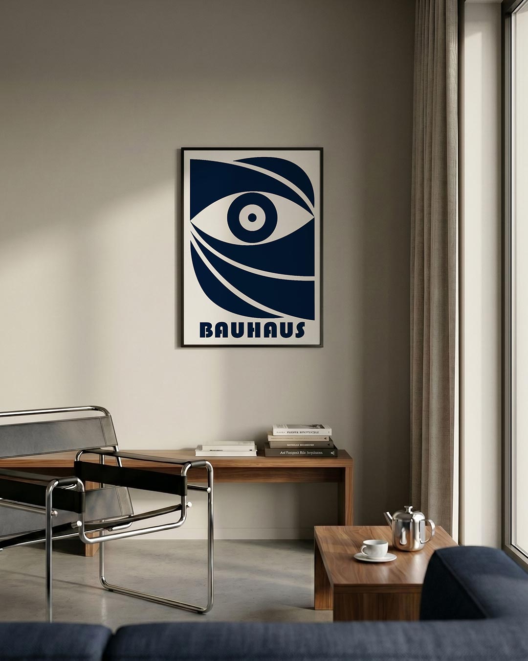 Oog en lijnen Poster