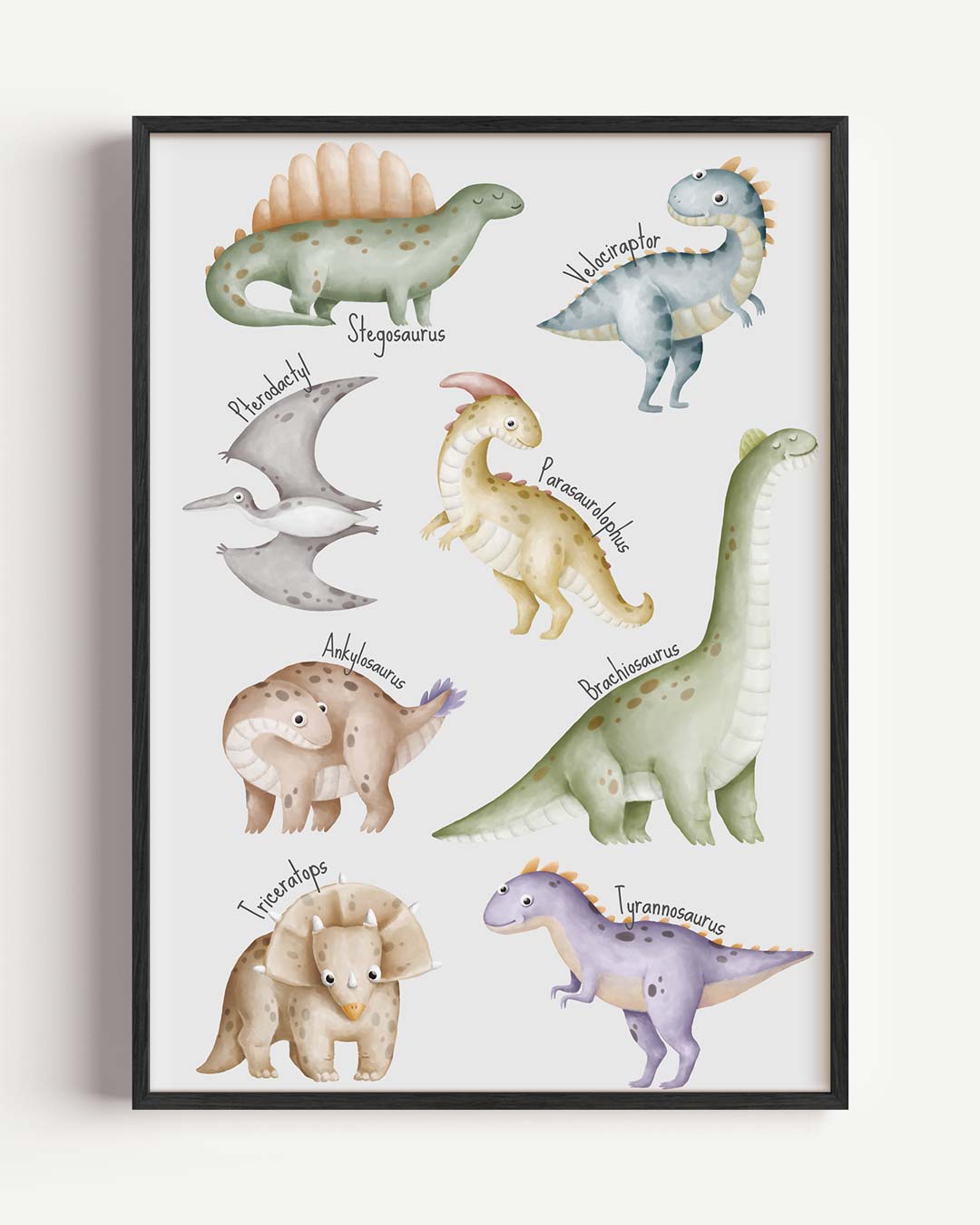Dino Avontuur Kinderposter-WallArtistic