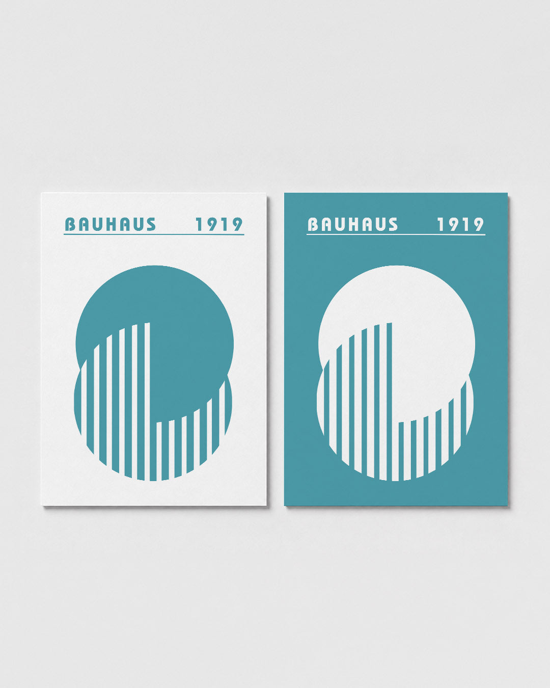 Cirkel en strepen Posterset
