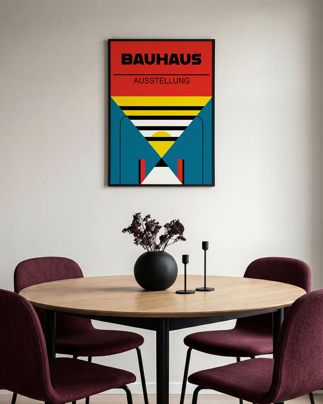 Kleur en lijnenspel Poster