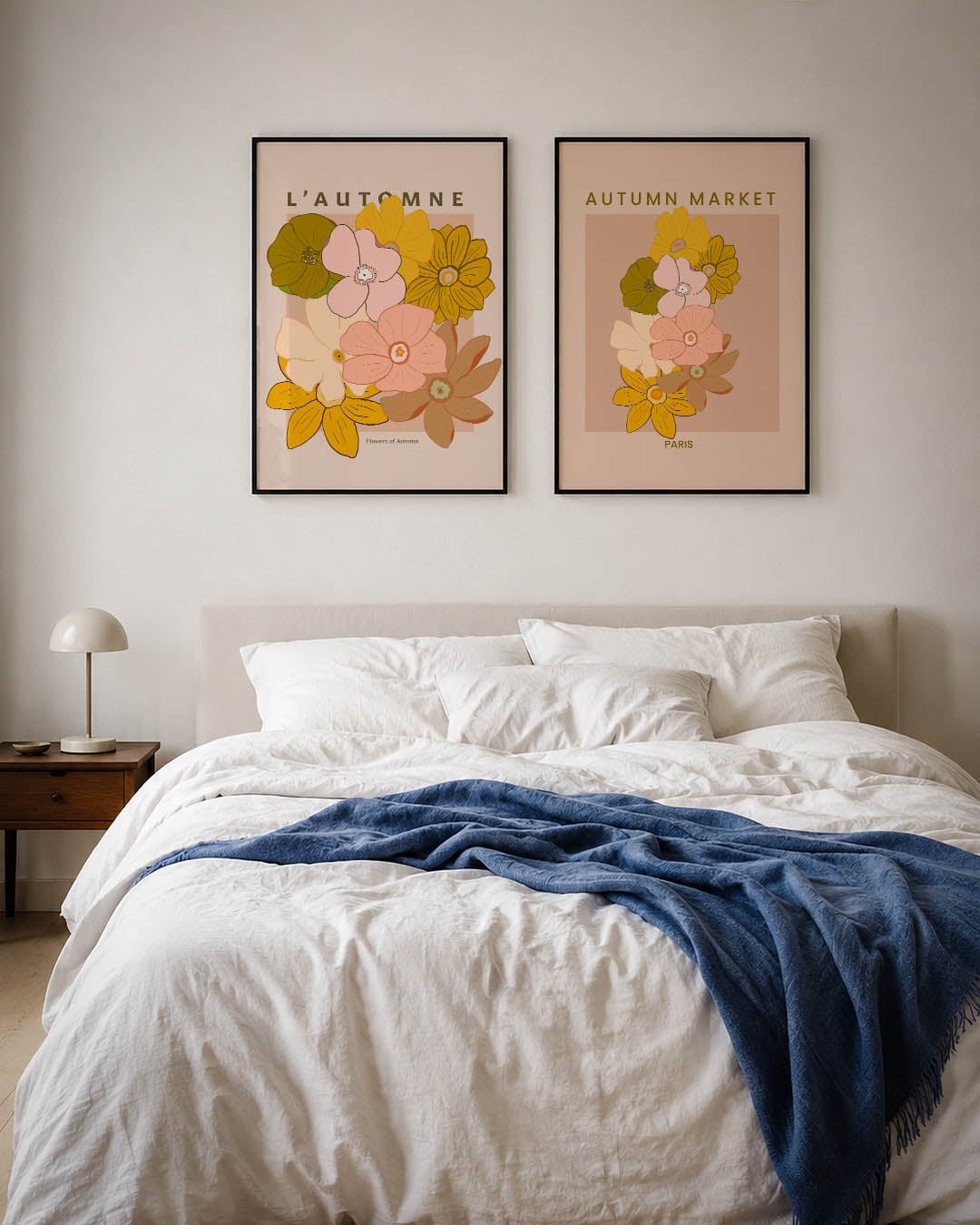 Bloemrijke herfst Posterset