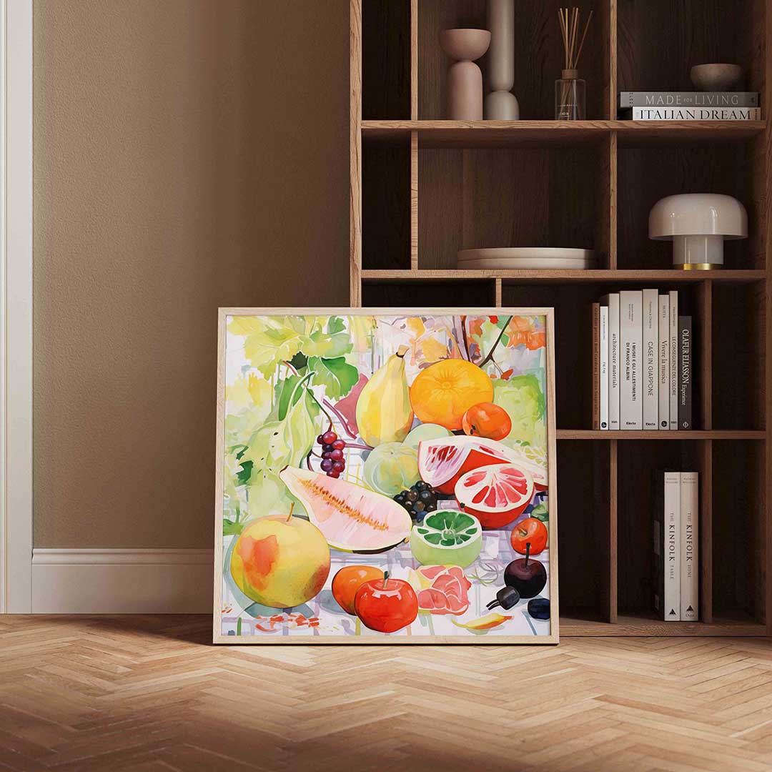Fruit en bladeren Poster