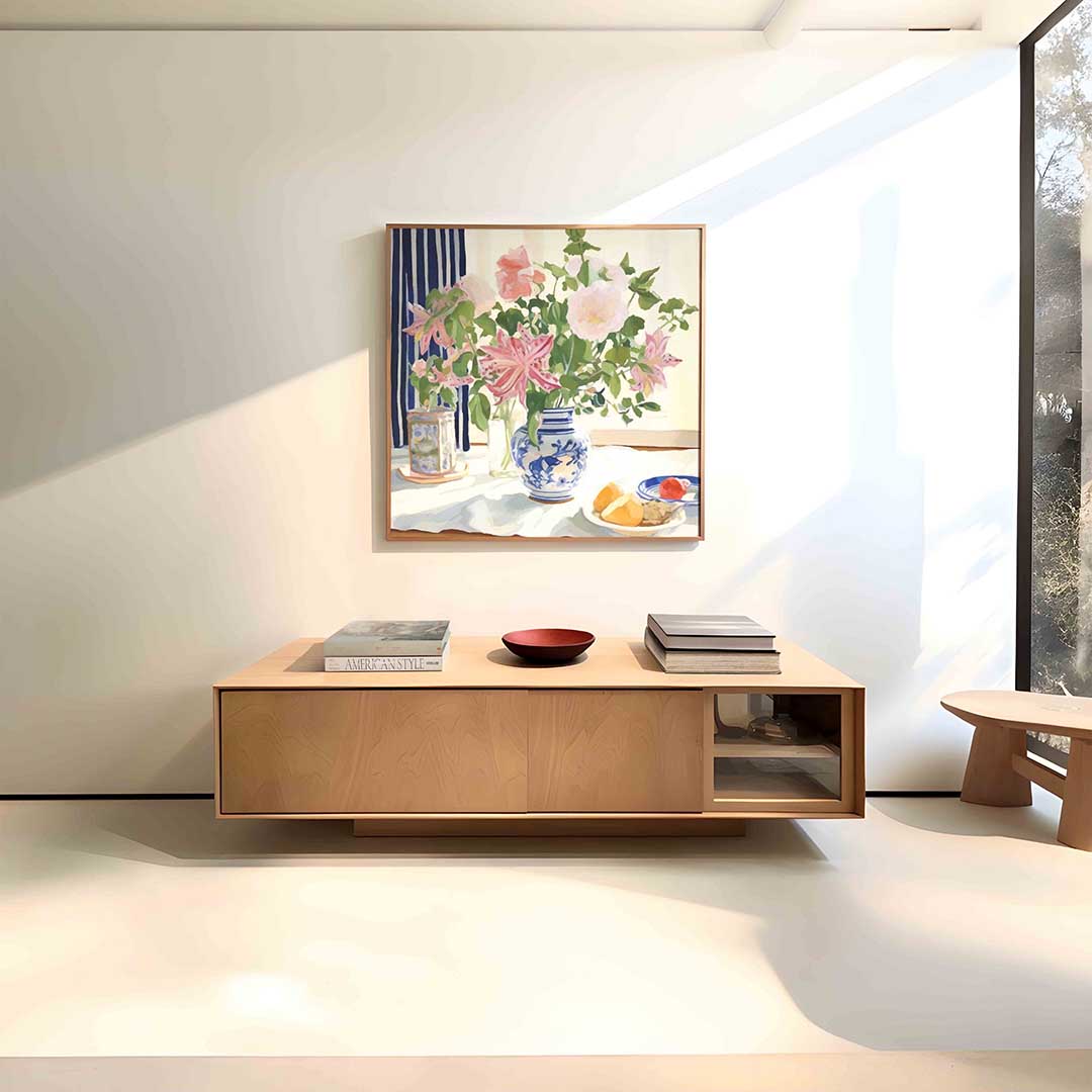 Bloemen en fruit Poster