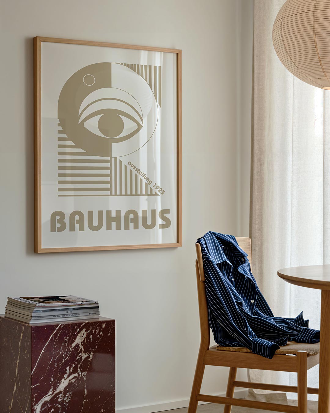 Oog en lijnen Poster