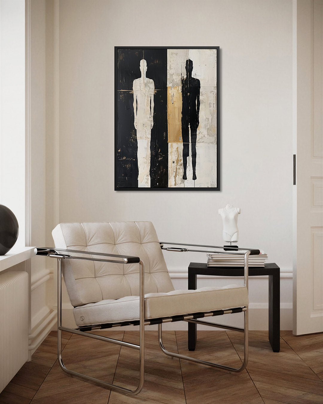 Menselijke silhouetten Kunstwerk