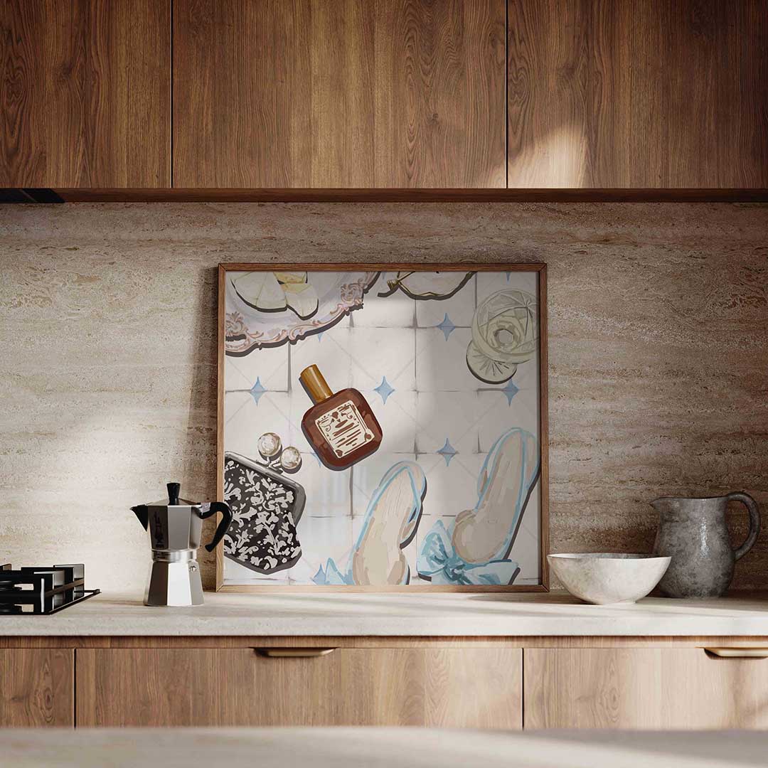 Stilleven met accessoires Poster
