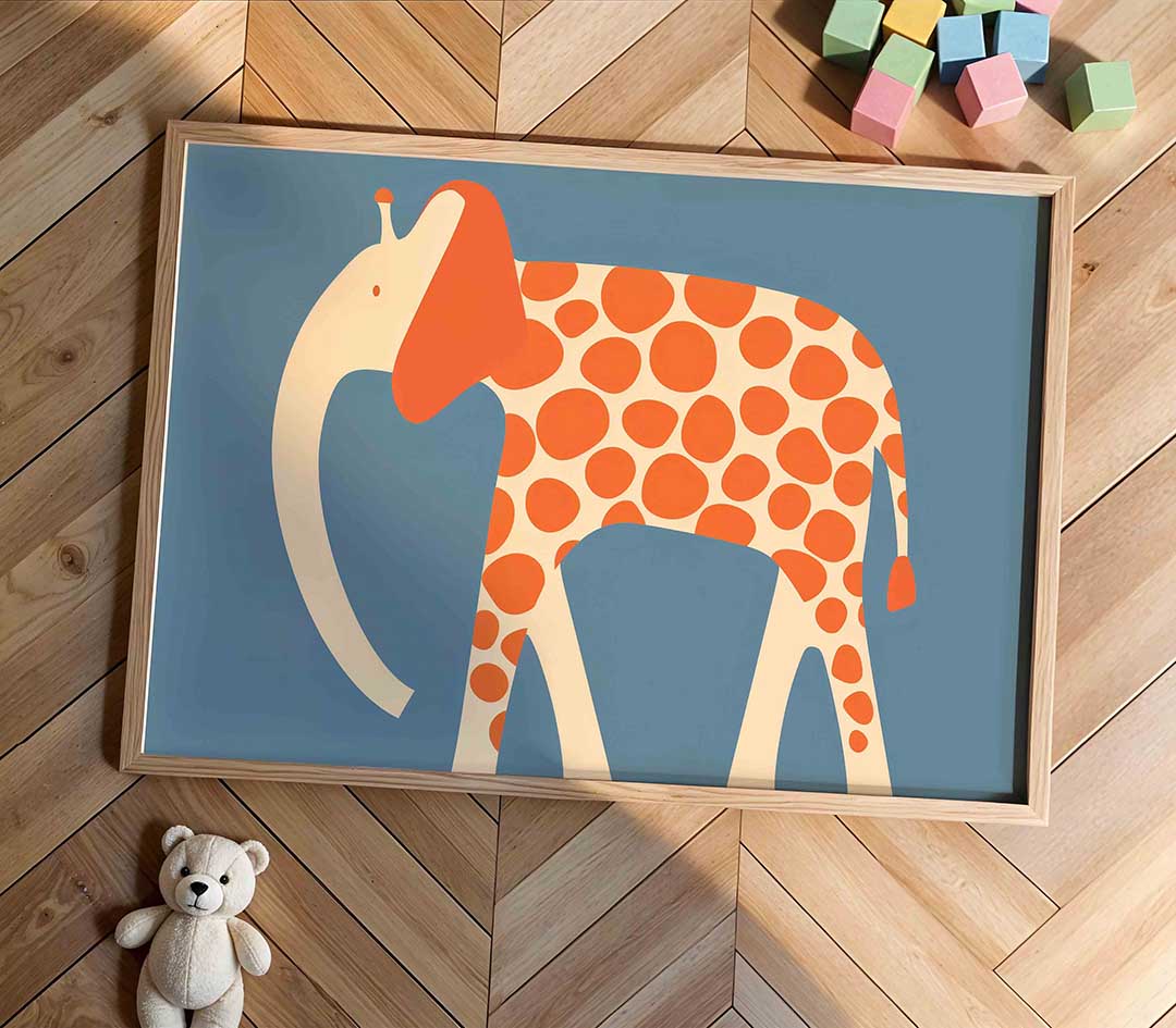Olifant met stippen Poster