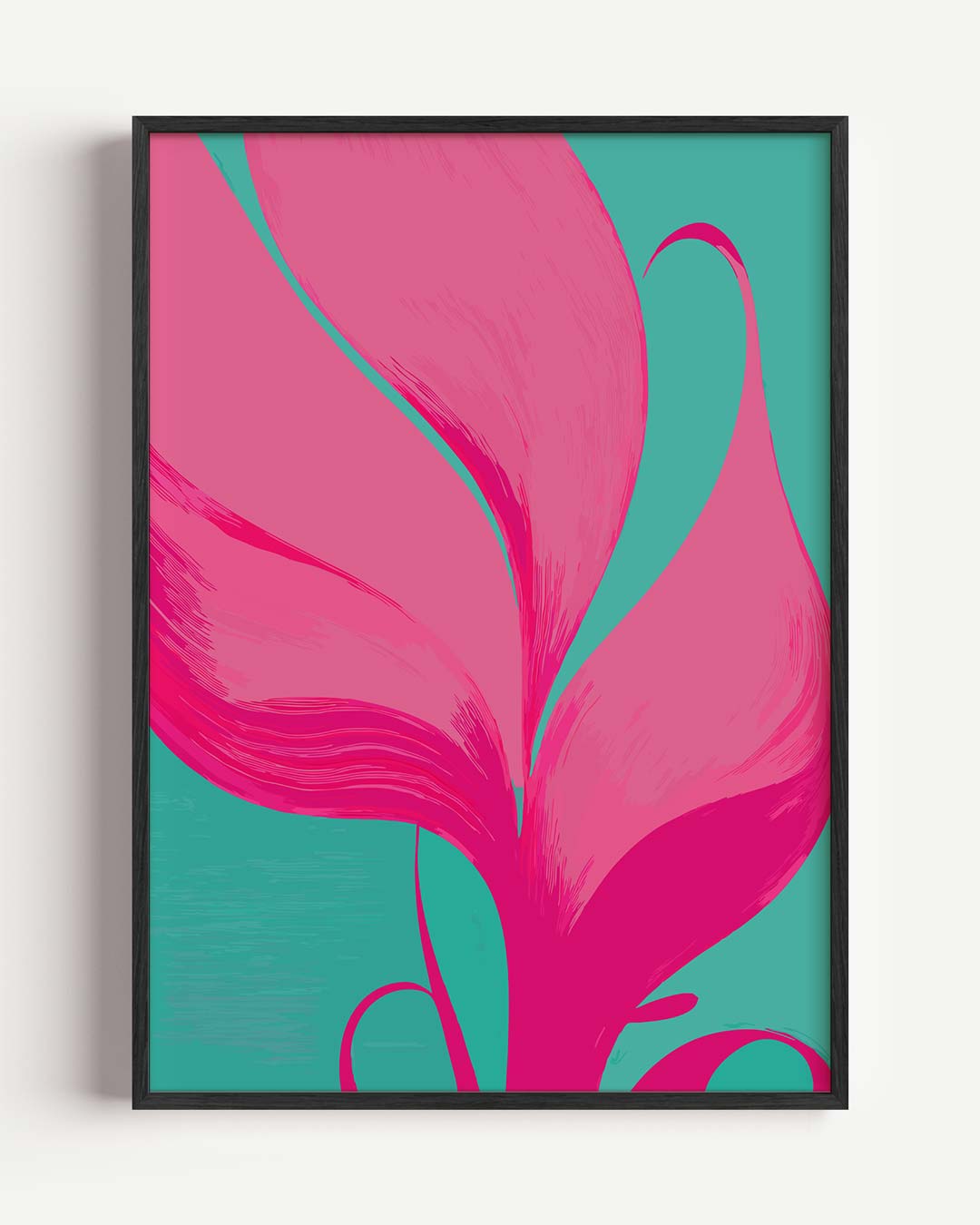 Vrolijke Bloem Abstract Poster-WallArtistic