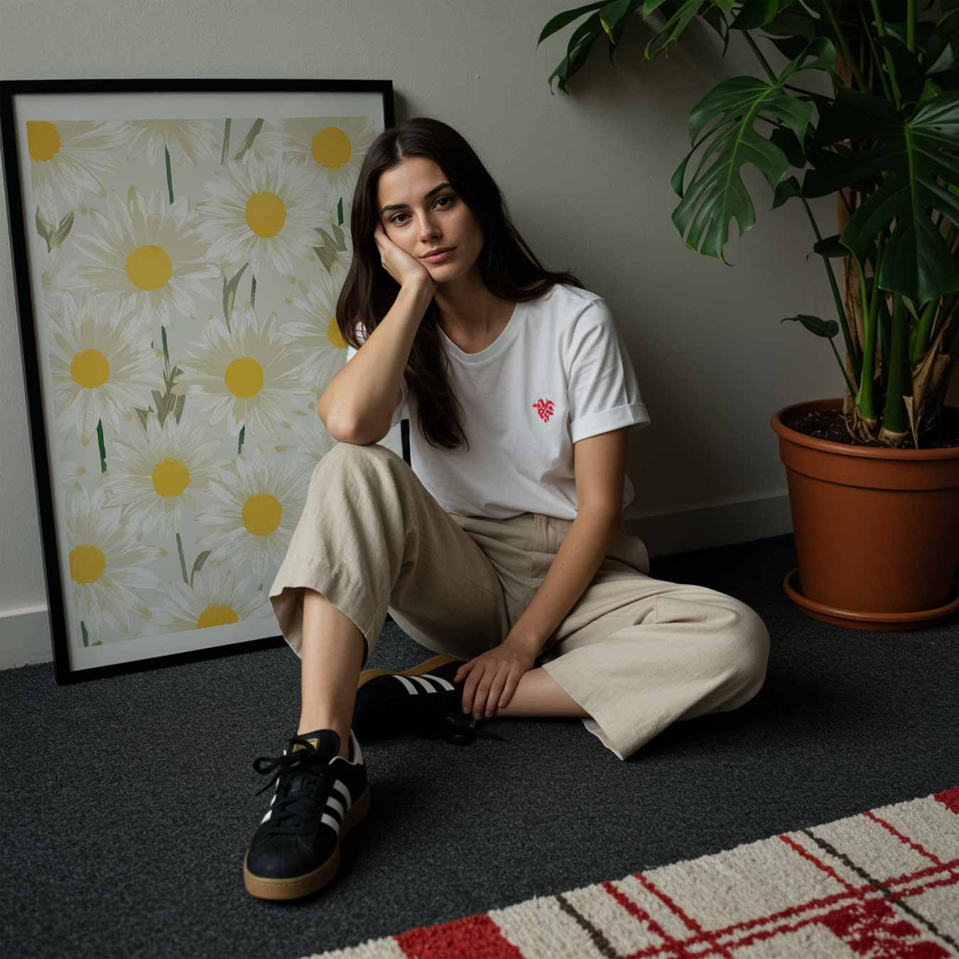 Vrolijke Margrieten Poster-WallArtistic