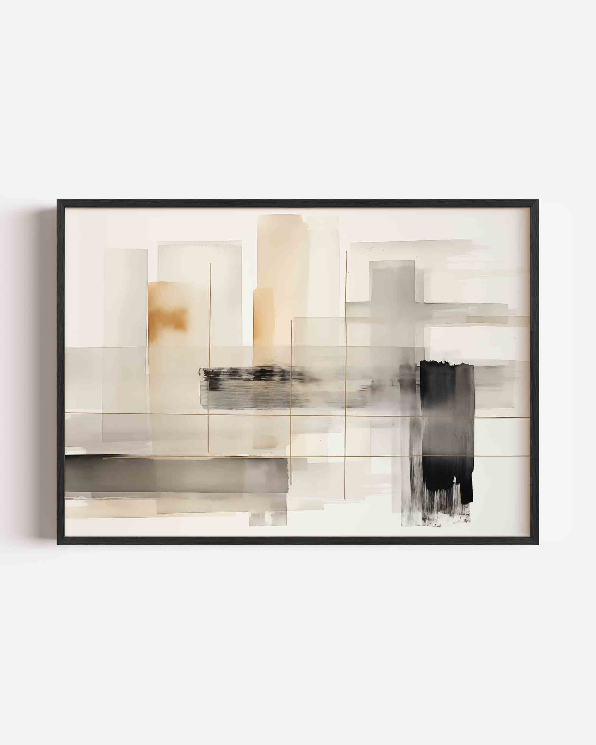 Abstracte vormen Poster