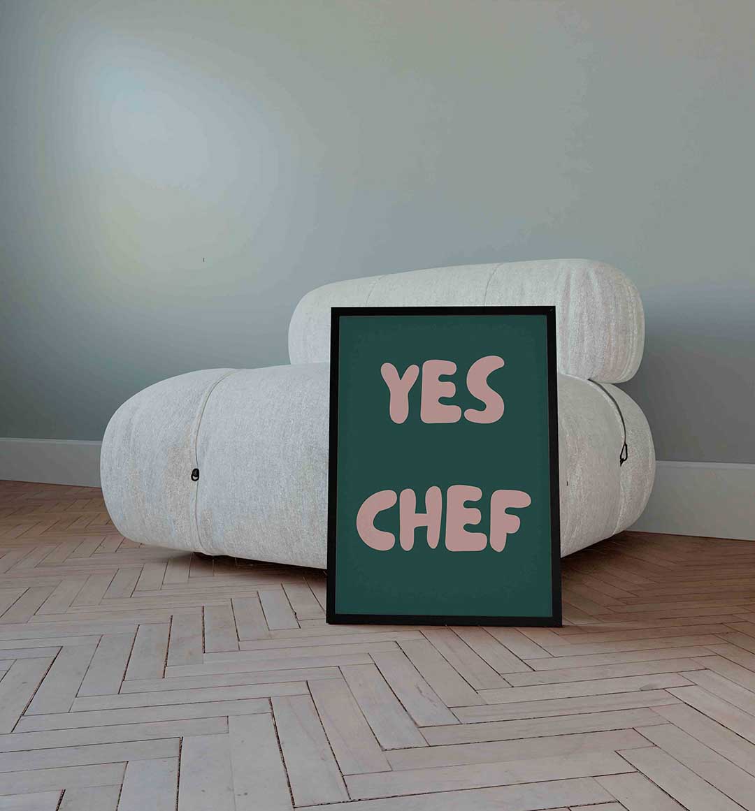 Yes chef Poster