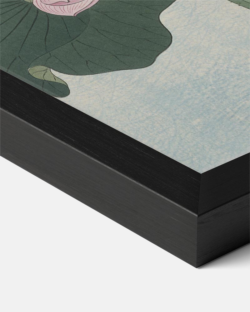 Elegante Lotus Kunstprint Poster-WallArtistic