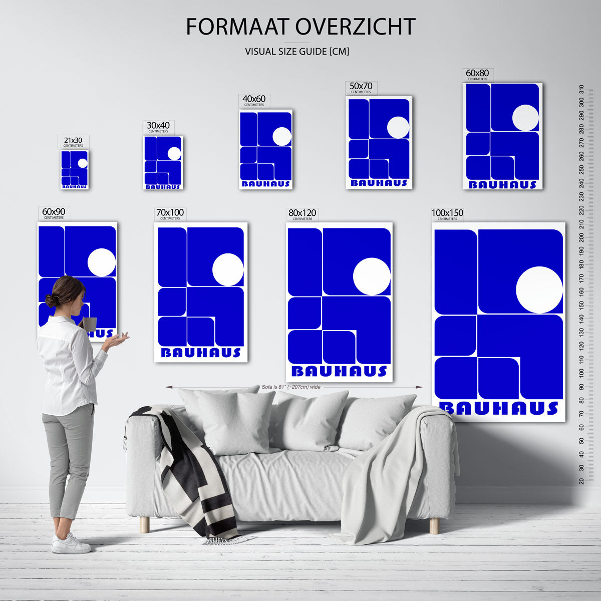 Vormen en vlakken Poster