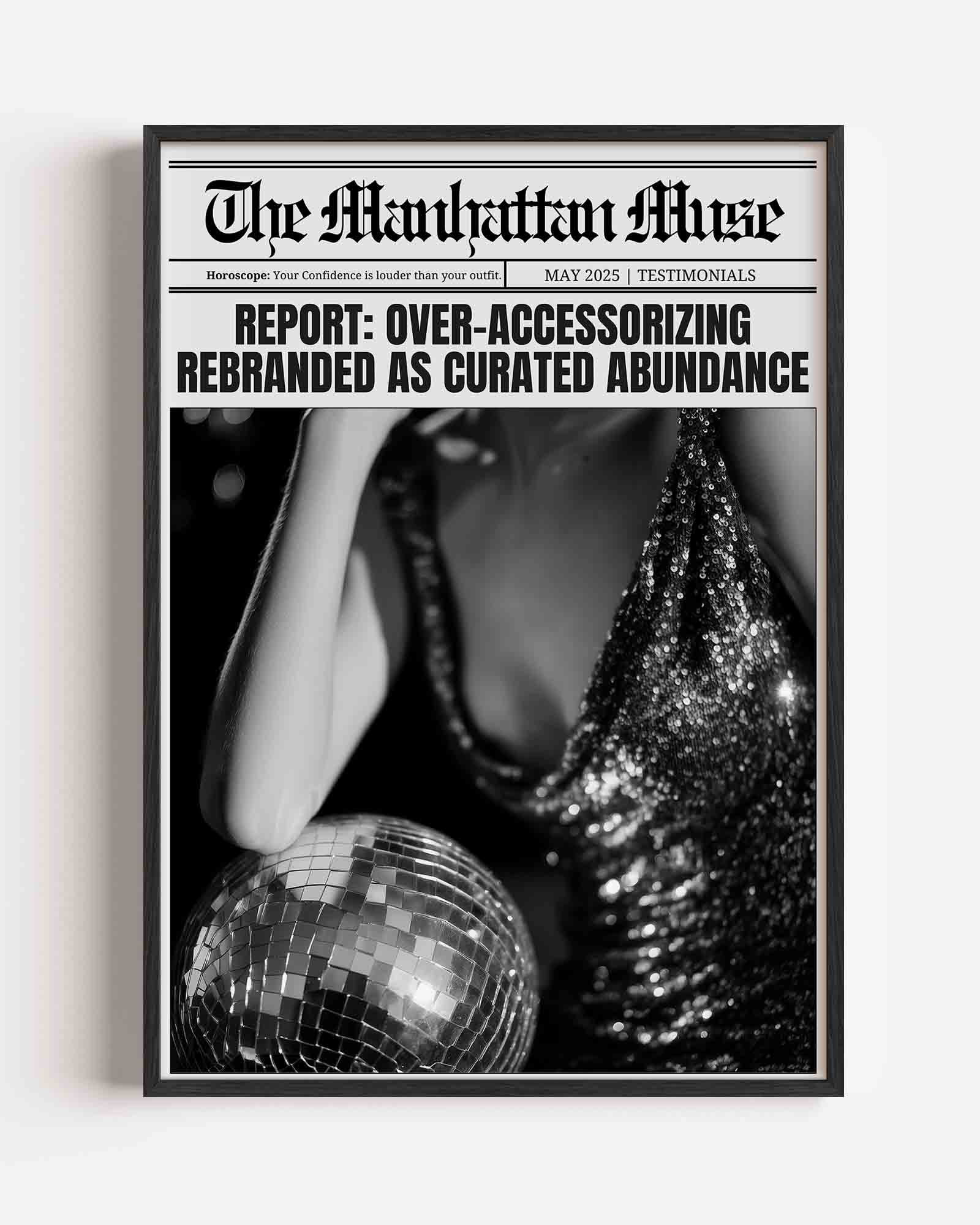 Manhattan muse Poster