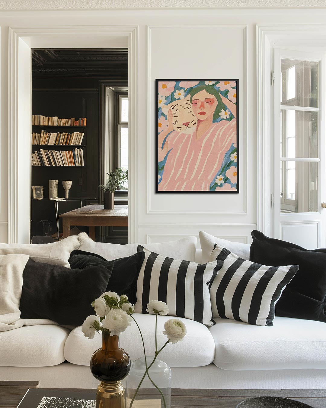 Dromerige omhelzing Kunstwerk