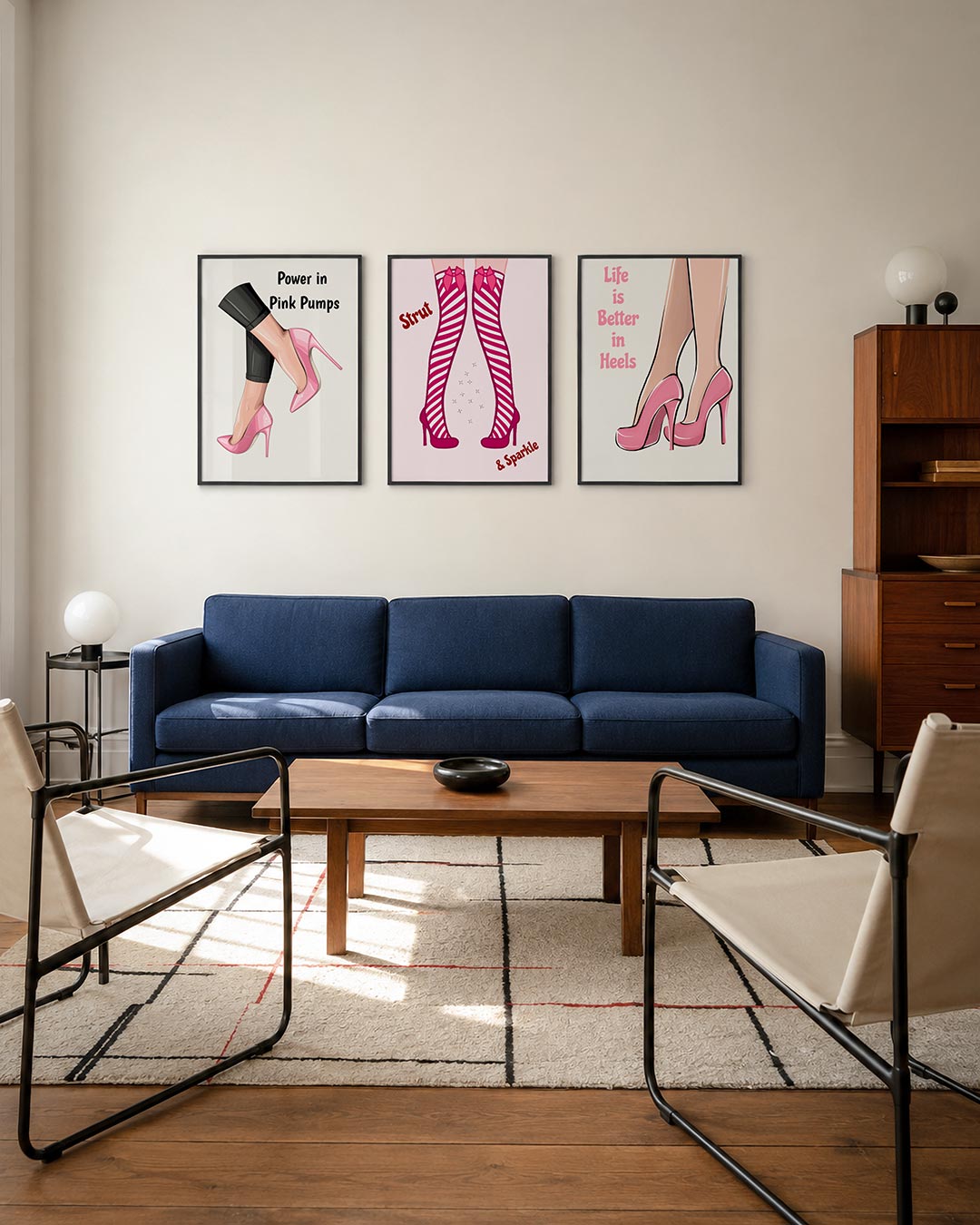 Roze schoenendans Posterset