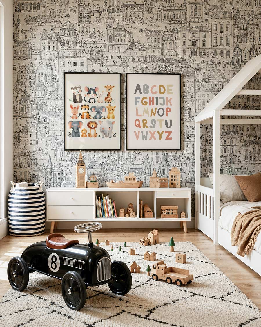 Dieren vrolijkheid Posterset