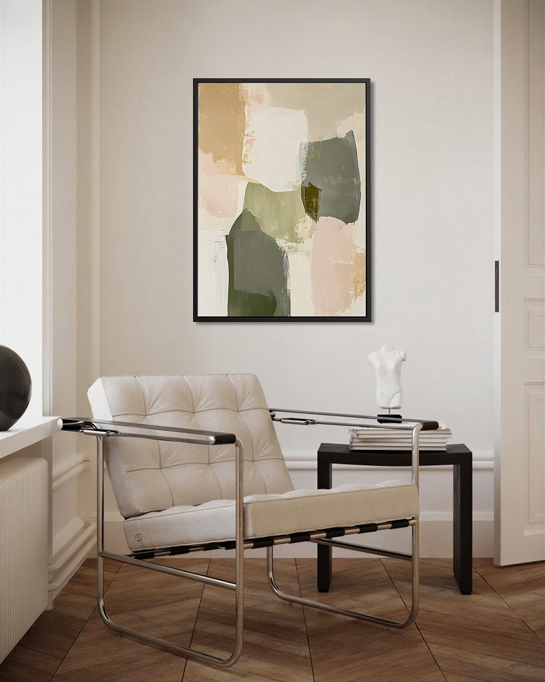 Organische vormen compositie Kunstwerk