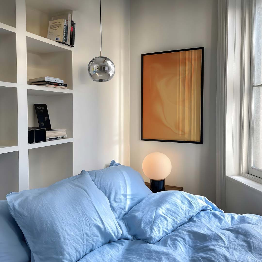 Warme Oranjewolk Poster-WallArtistic
