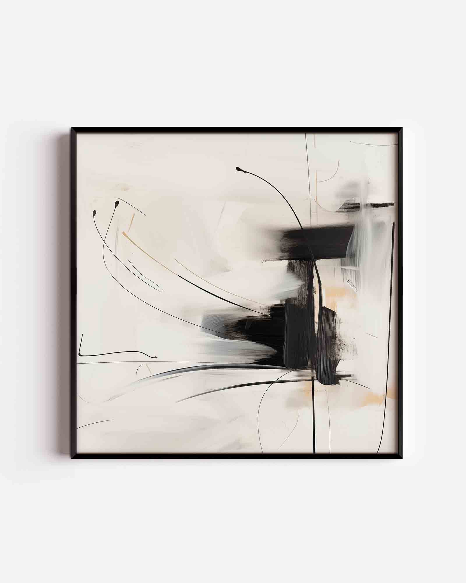 Abstracte lijnen Poster