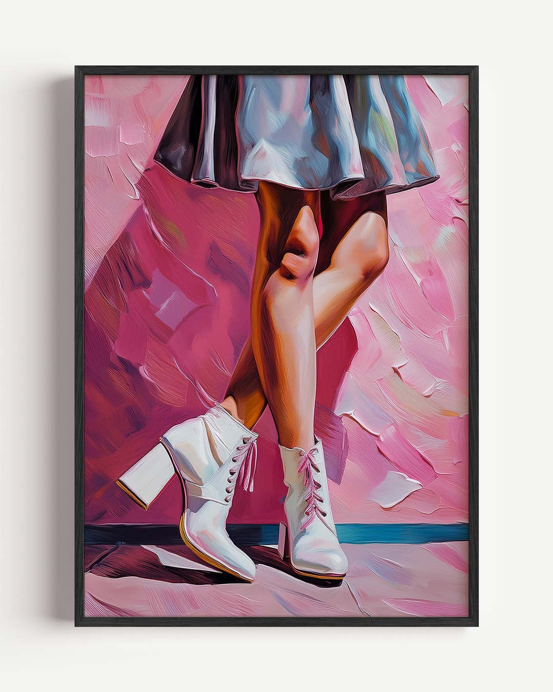 Stijlvolle Mode-Illustratie Poster-WallArtistic