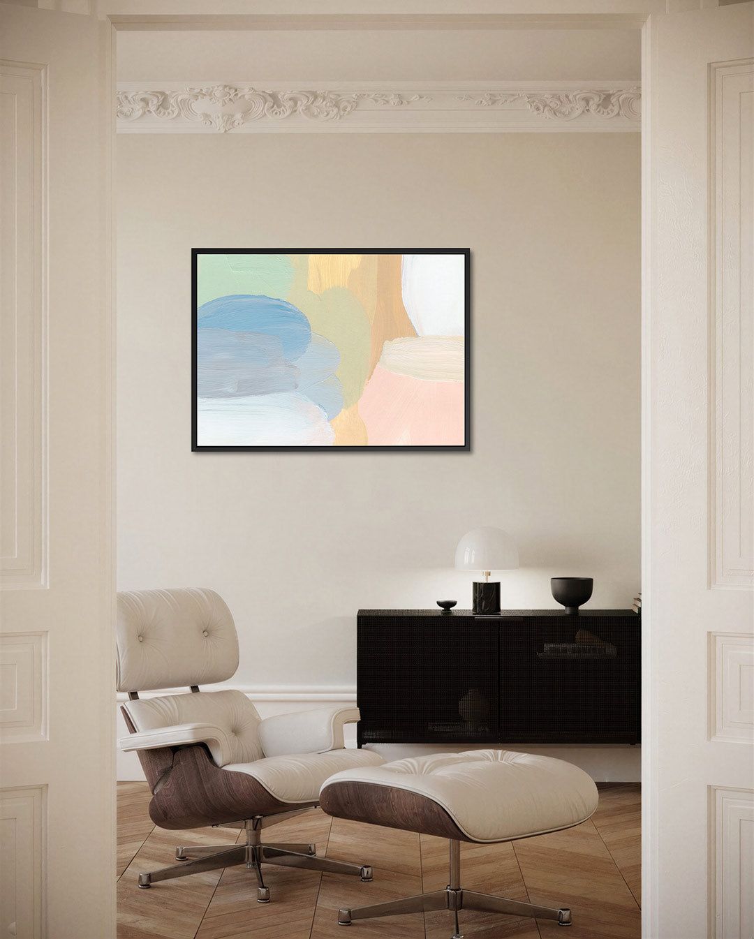 Kleurrijke vormen Kunstwerk