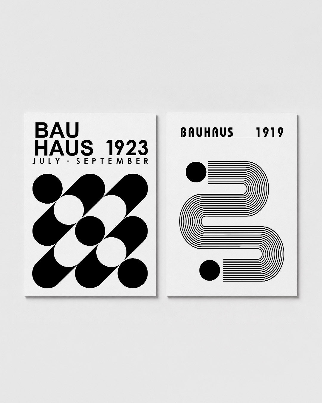 Vormen en vlakken Posterset