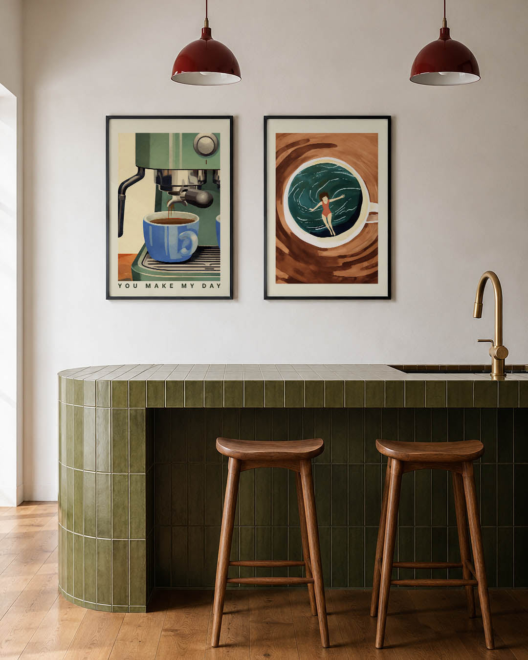 Koffie moment Posterset