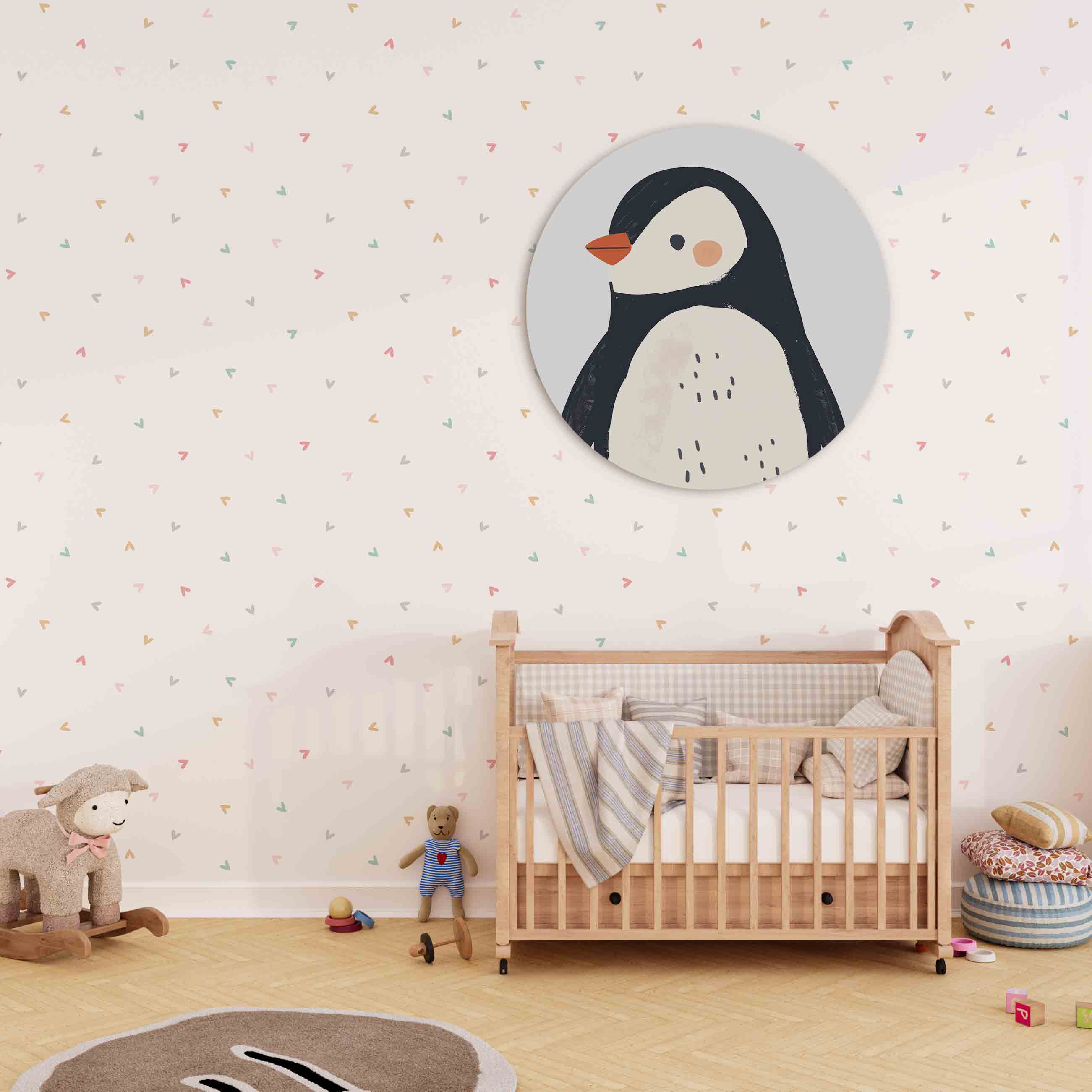 Pinguïn Muurcirkel