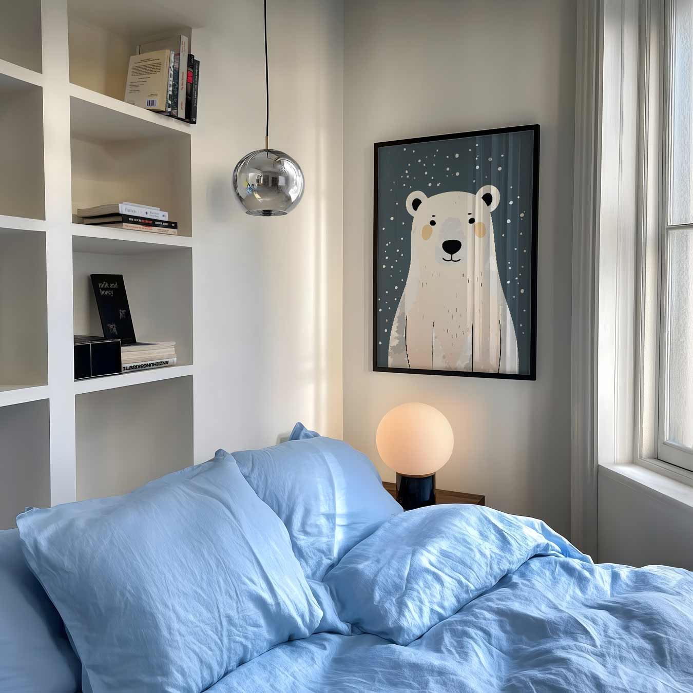 Schattige IJsbeer Poster-WallArtistic