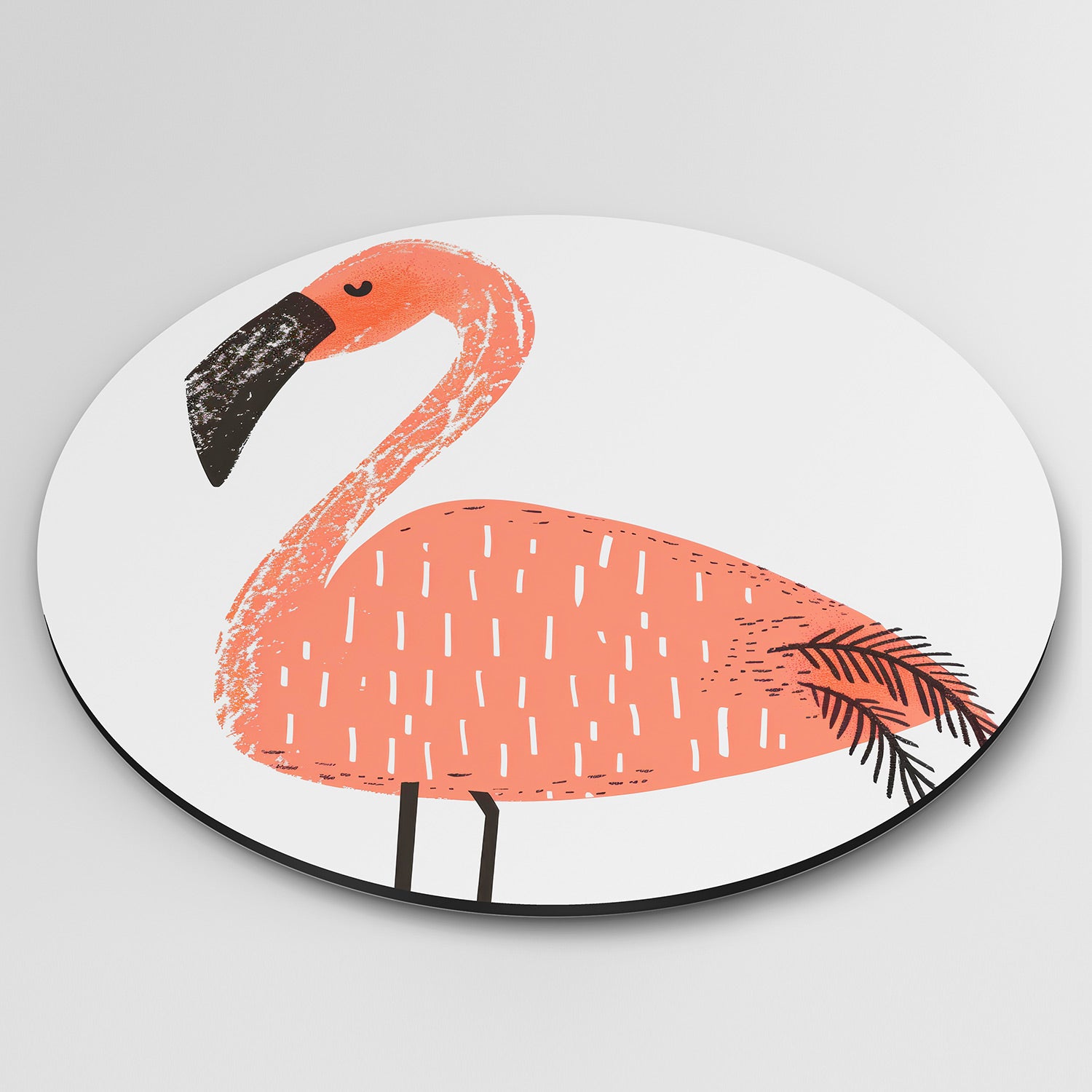 Flamingo Muurcirkel
