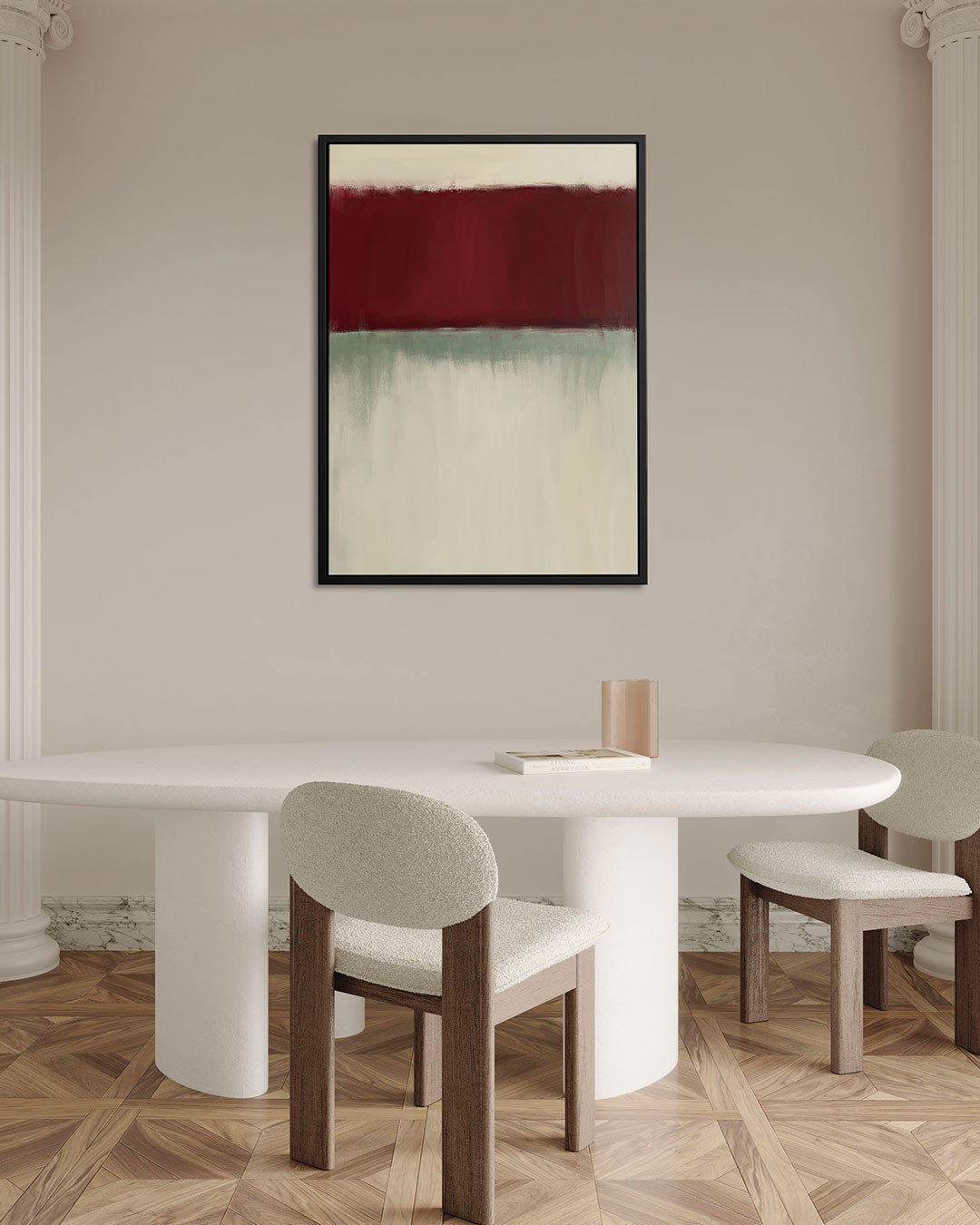 Horizontale kleurvlakken Kunstwerk