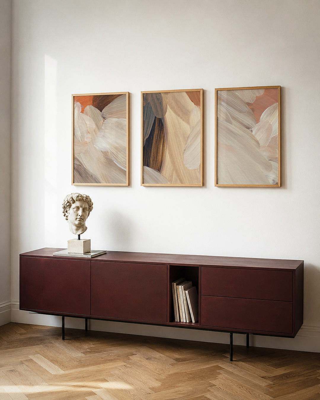 Zachte kleurvlakken Posterset