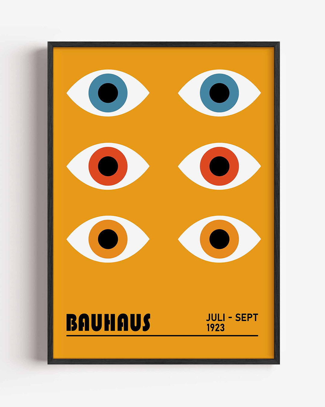 Oogvormen en kleur Poster