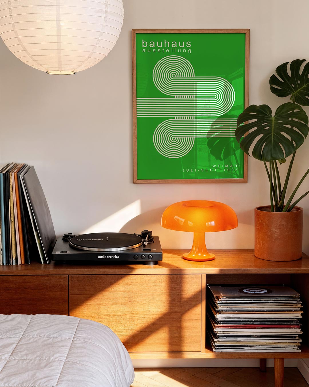 Lijnen en kleurvlakken Poster