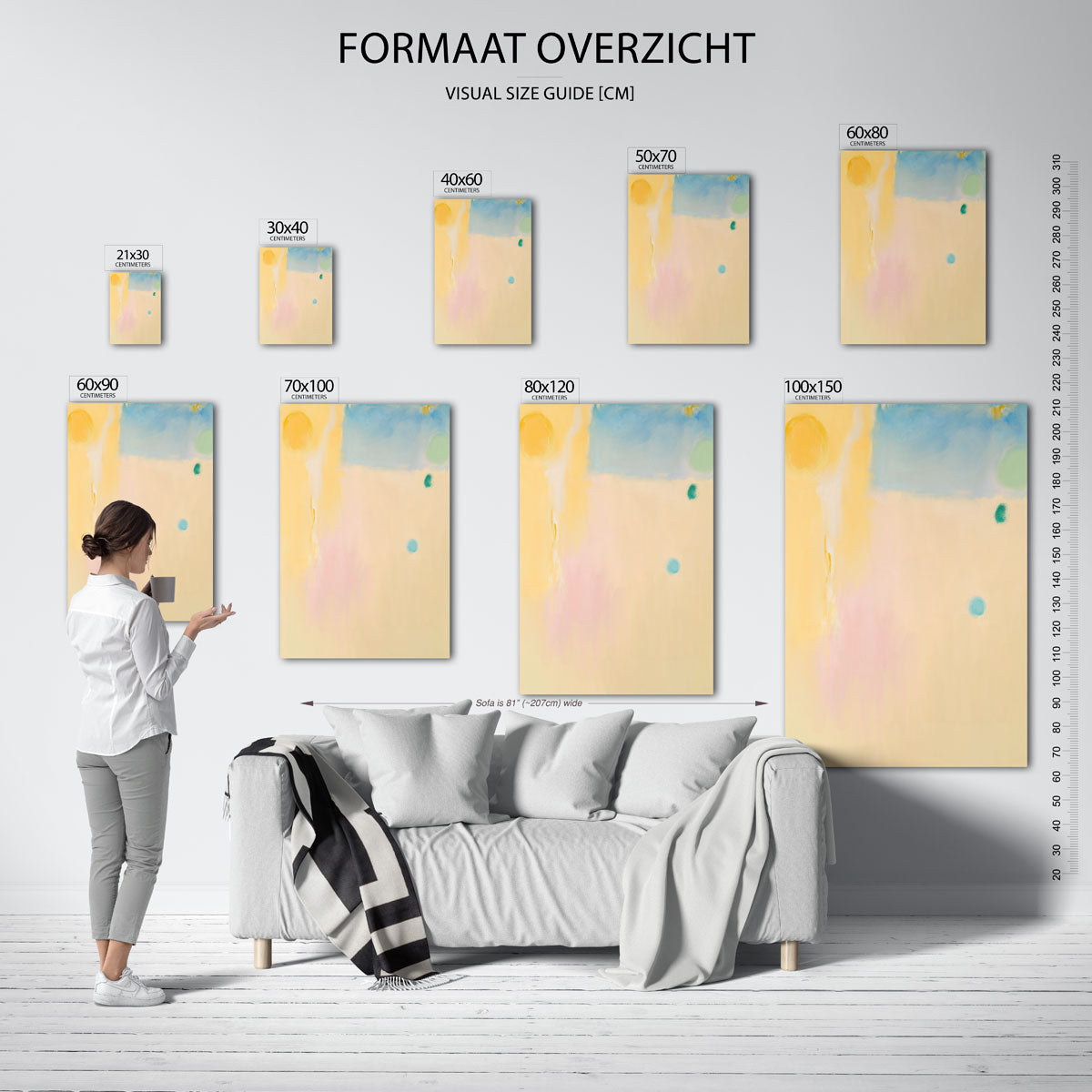 Abstracte vormen Poster